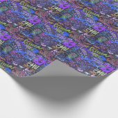 グラフィティカラフルアート ラッピングペーパー (角)