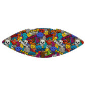 グラフィティカラフルキャラクターパターン アメリカンフットボール (パネル)