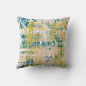 グラフィティカラフルスタイル絵画の クッション (裏面)