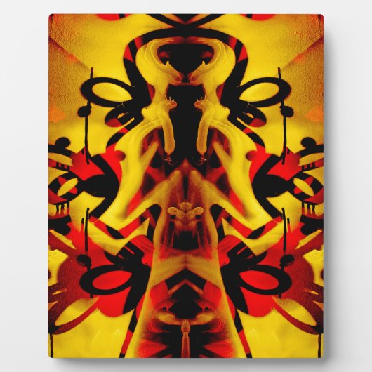 グラフィティカラフルパターン フォトプラーク (正面)