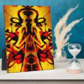 グラフィティカラフルパターン フォトプラーク (側面)