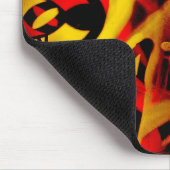 グラフィティカラフルパターン マウスパッド (コーナー)