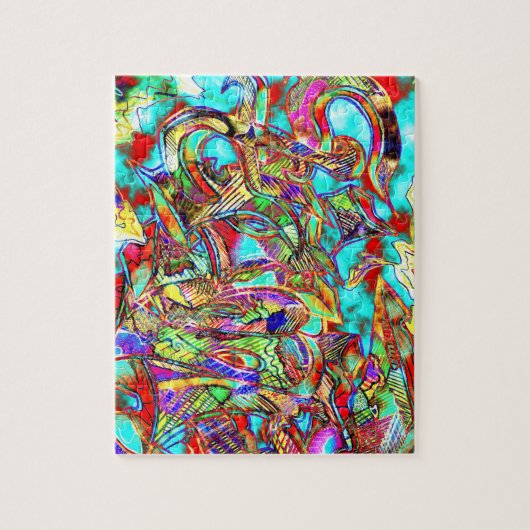 グラフィティカラフルレターズパズル ジグソーパズル (縦)