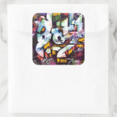 グラフィティカラフルワード スクエアシール (バッグ)