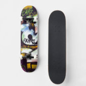 グラフィティカラフルワード スケートボード (正面)