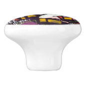 グラフィティカラフルワード セラミックノブ (側面)