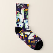 グラフィティカラフルワード ソックス (右外側)