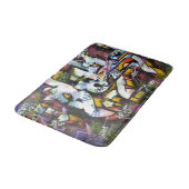 グラフィティカラフルワード バスマット (アングル)