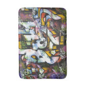 グラフィティカラフルワード バスマット (正面縦)