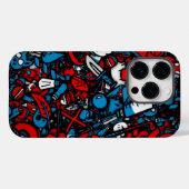 グラフィティカラフルー Case-Mate iPhoneケース (裏面 (横))