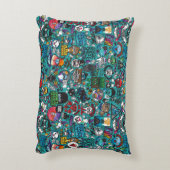 グラフィティカラフル・アート アクセントクッション (裏面(縦))