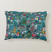 グラフィティカラフル・アート アクセントクッション (裏面)