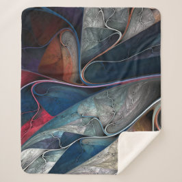 グラフィティカラフル・アート シェルパブランケット
