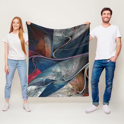 グラフィティカラフル・アート フリースブランケット (インサイチュ)