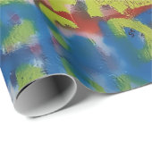 グラフィティカラフル・アート ラッピングペーパー (ロールコーナー)