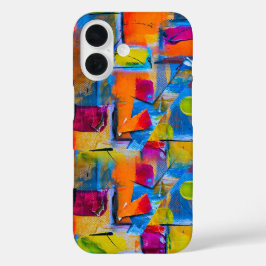 グラフィティカラフル・アート iPhone 16ケース