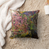 グラフィティカラフル クッション (ブランケット)