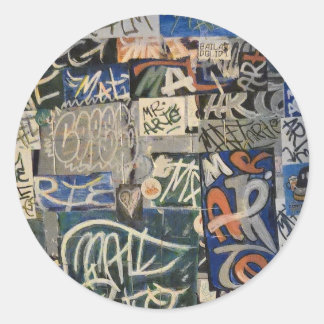 グラフィティカラフル ラウンドシール