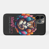 グラフィティキッテンヴィーブブラウン虎猫 Case-Mate iPhoneケース (裏面(横))