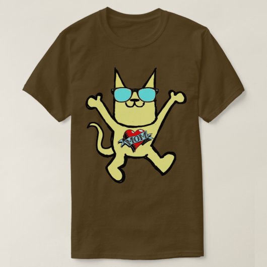 グラフィティキャット24 1 Tシャツ (デザイン正面)