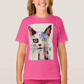 グラフィティキャット 都市クールフェリネ Tシャツ (正面)