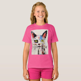 グラフィティキャット 都市クールフェリネ Tシャツ