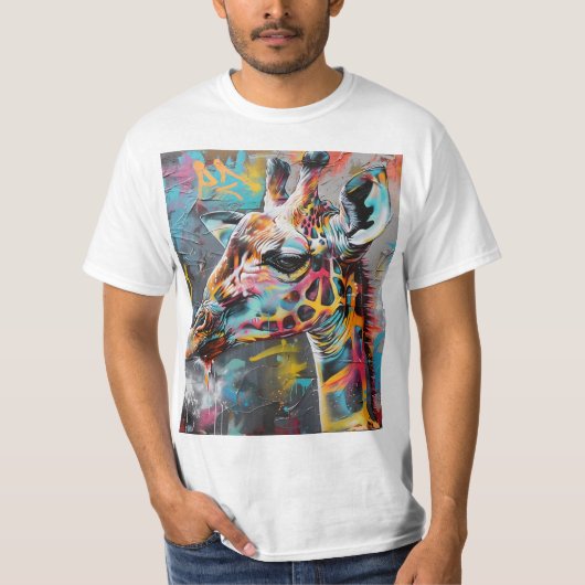 グラフィティキリン Tシャツ (正面)