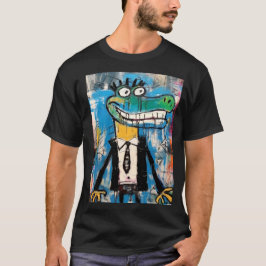 グラフィティギャター街芸クロコダイル Tシャツ
