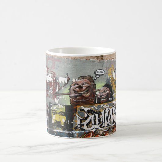 グラフィティクラシックホワイトマグ コーヒーマグカップ (中央)