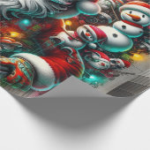 グラフィティクリスマス ラッピングペーパー (角)