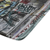 グラフィティクールアモダンーバン通りアート カッティングボード (角)