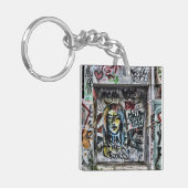 グラフィティクールアモダンーバン通りアート キーホルダー (正面左)