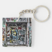グラフィティクールアモダンーバン通りアート キーホルダー (裏面)