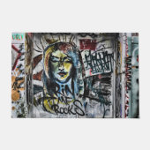 グラフィティクールアモダンーバン通りアート ドアマット (正面)