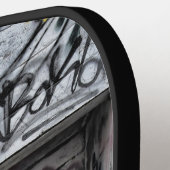 グラフィティクールアモダンーバン通りアート ピックルボールラケット (左詳細)