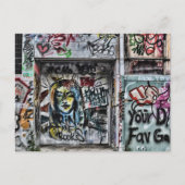 グラフィティクールアモダンーバン通りアート ポストカード (正面)