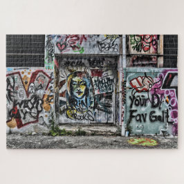 グラフィティクールアモダンーバン通りグランジアート ジグソーパズル