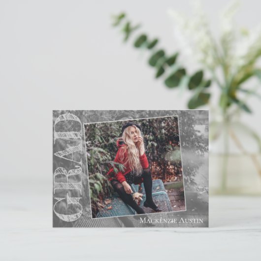 グラフィティグランジグラード |卒業写真ありがとう ポストカード (スタンド正面)