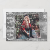 グラフィティグランジグラード |卒業写真キープサケ マグネット招待状 (正面)