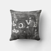 グラフィティグランジラブ |ブラックシルバーフェイククリスタル クッション (裏面)