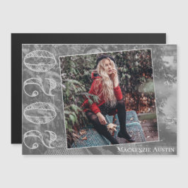 グラフィティグランジ |モダン卒業写真記念 マグネット招待状