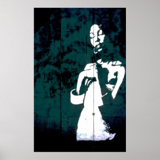 グラフィティサイケデリックプリント ポスター