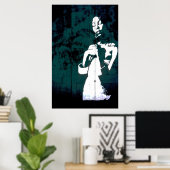 グラフィティサイケデリックプリント ポスター (ホームオフィス)