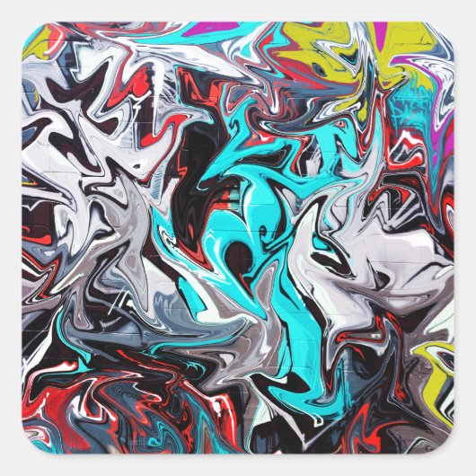 グラフィティシール スクエアシール (正面)