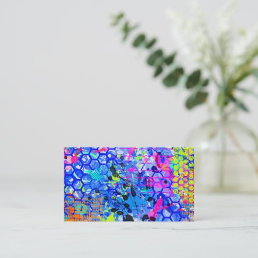 グラフィティシー抽象芸術 名刺 (スタンド正面)