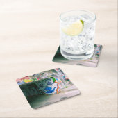 グラフィティジョーカースマイル – ミラノ，イタリアCoaster スクエアペーパーコースター (インサイチュ)