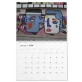 グラフィティスアットドナウカナルウィーンオーストリア2023 カレンダー (1月 2026)