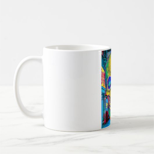 グラフィティスカルシティ コーヒーマグカップ (左)
