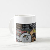 グラフィティスカル コーヒーマグカップ (正面左)