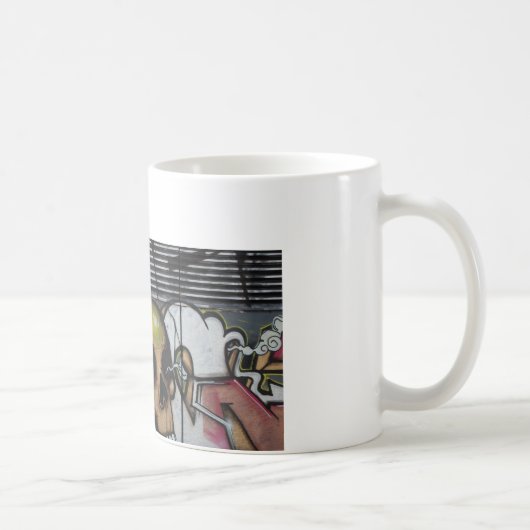 グラフィティスカル コーヒーマグカップ (右)